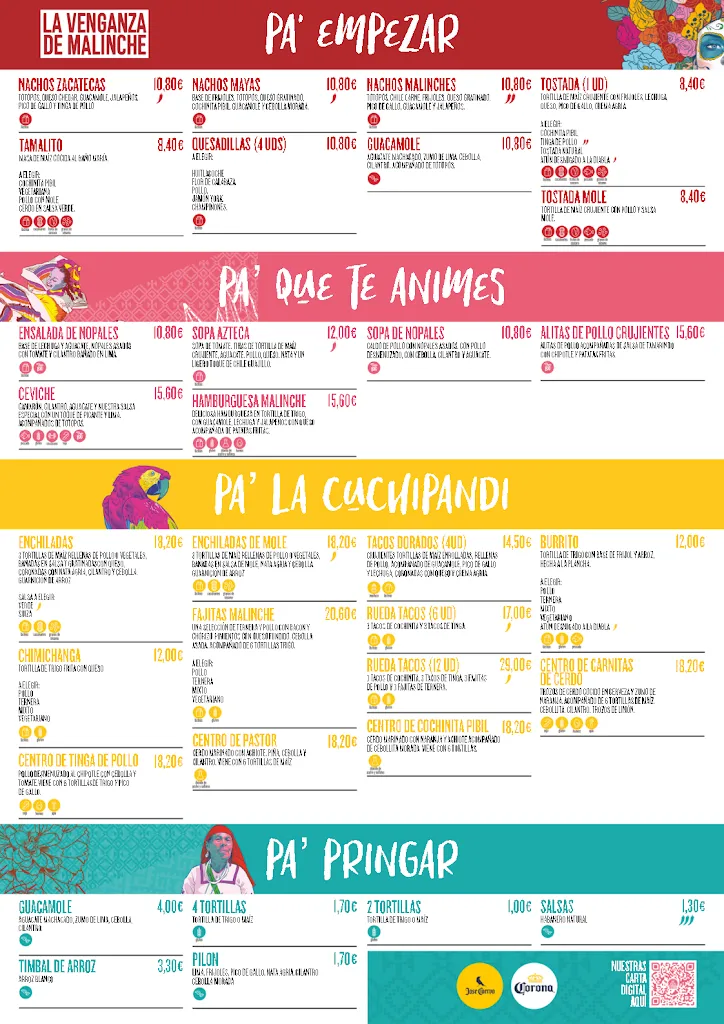 Menu_La Venganza De Malinche | Restaurante Mexicano | Canal_Canals_immagine_2