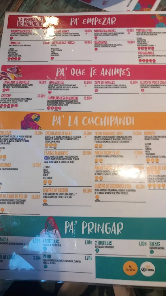 Menu_La Venganza De Malinche | Restaurante Mexicano | Canal_Canals_immagine_4
