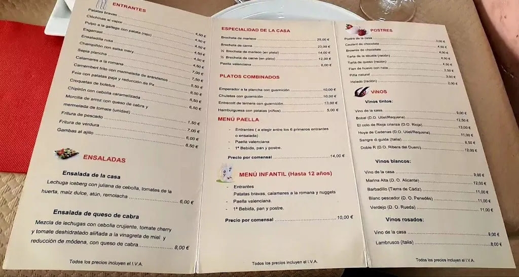 Menu_El Rincón de Pepe Hijo_Bétera_image_1