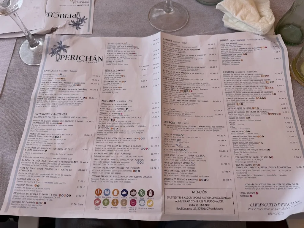 Menu_Chiringuito Perichan_Pulpí_immagine_2