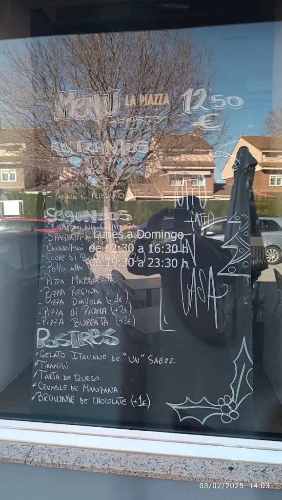 Menu_La Piazza Mas Camarena_Bétera_image_4