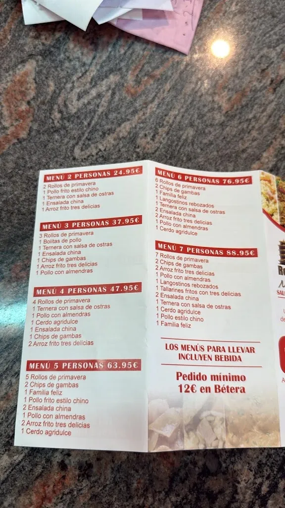 Menu_Restaurant Xinés Nuevo Tesoro_Bétera_image_3