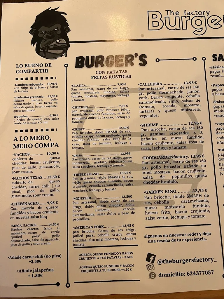 Menu_The Burgers Factory_Burjassot_image_3
