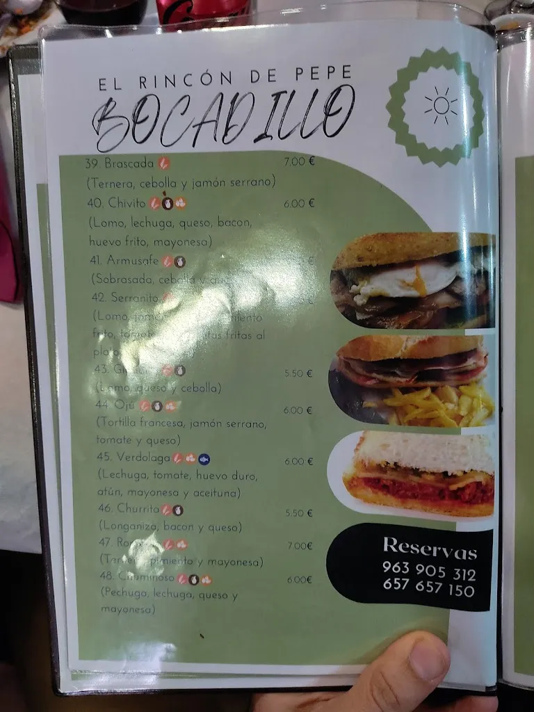 Menu_Restaurante El Rincón de Pepe_Burjassot_image_4