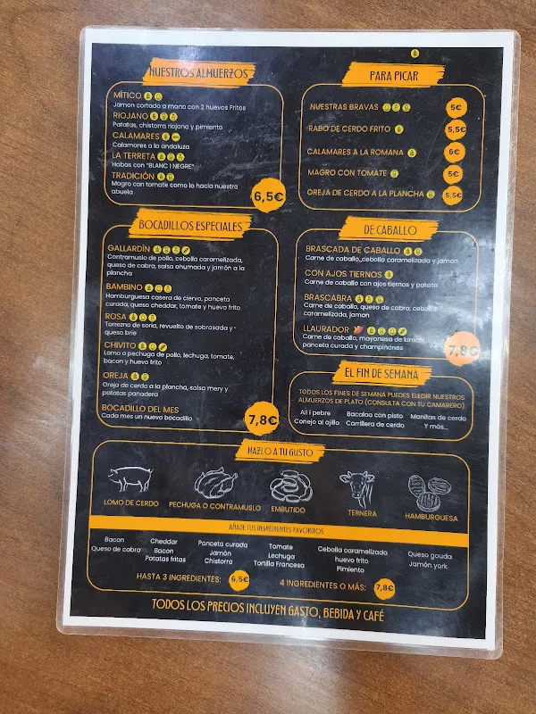 Menu_Bar restaurante Gallardo I_Burjassot_image_3