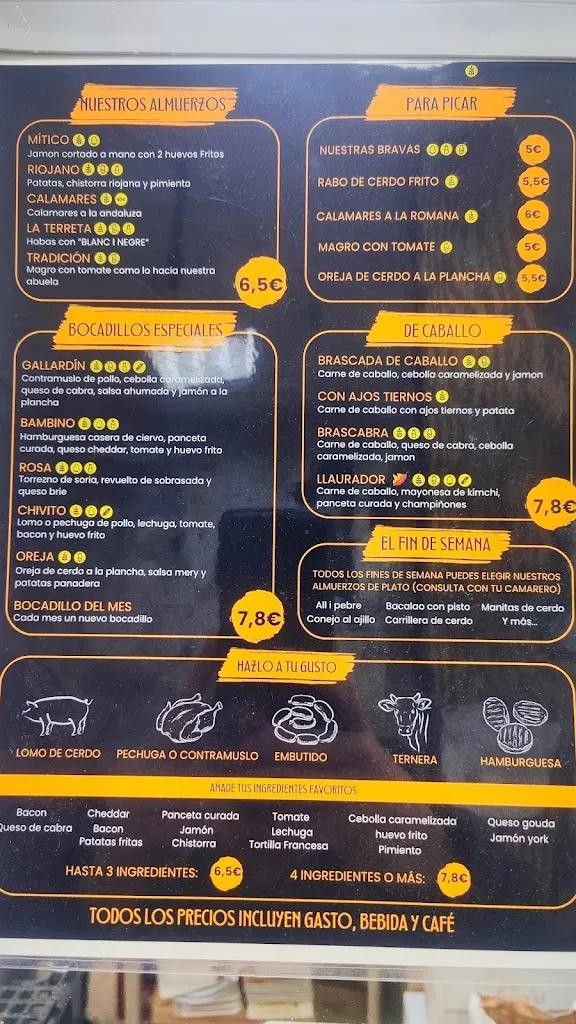 Menu_Bar restaurante Gallardo I_Burjassot_image_4