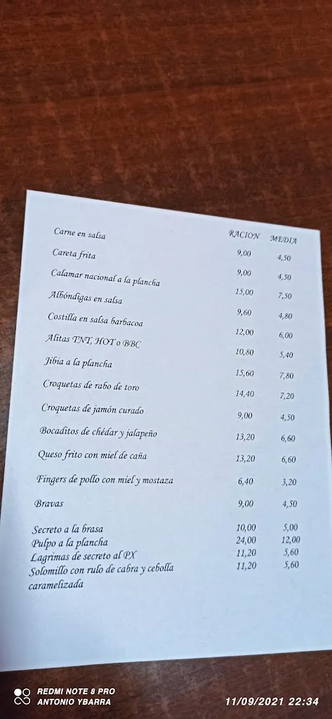 Menu_BAR RESTAURANTE SECRETO_Tíjola_image_4