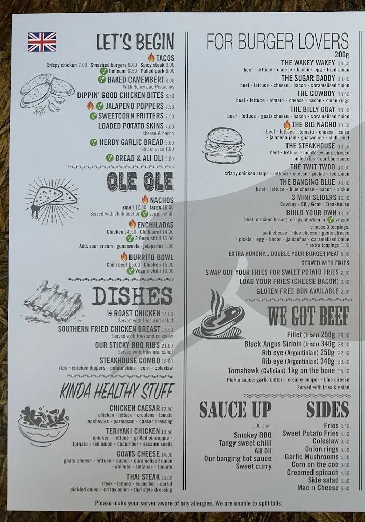 Menü_The Steakhouse at Burriana_Burriana_Bild_1