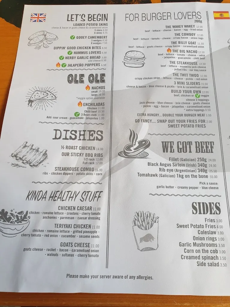 Menü_The Steakhouse at Burriana_Burriana_Bild_3