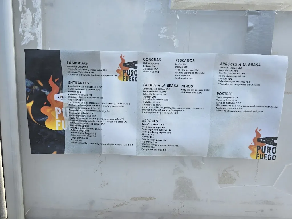 Menu_A Puro Fuego_Canet d'En Berenguer_image_1