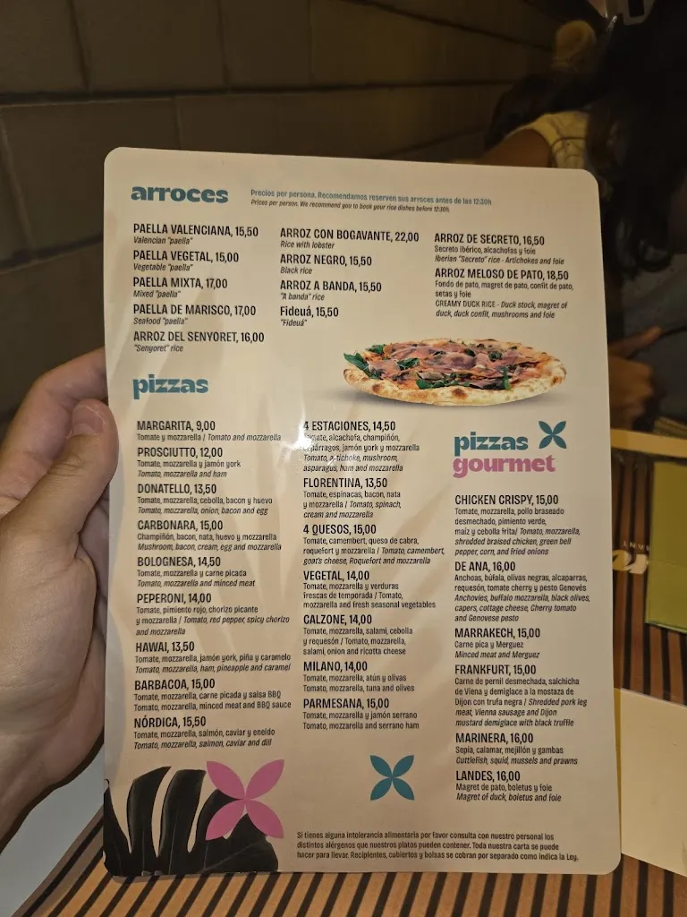 Menu_Cabana Restaurante Arrocería Pizzeria_Canet d'En Berenguer_image_1