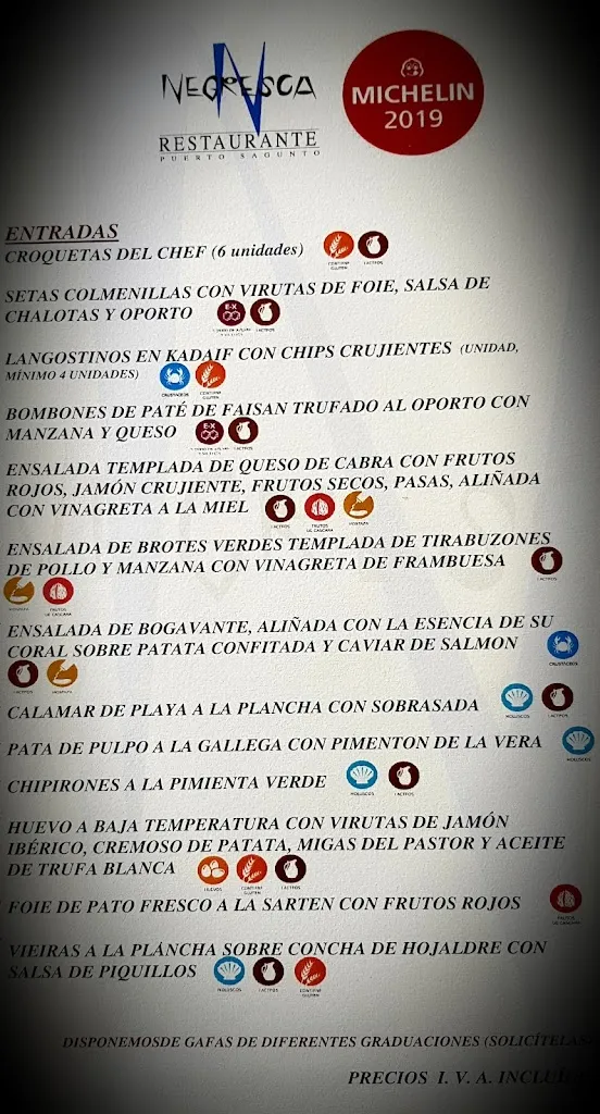 Menu_Restaurant Negresca_Canet d'En Berenguer_image_1