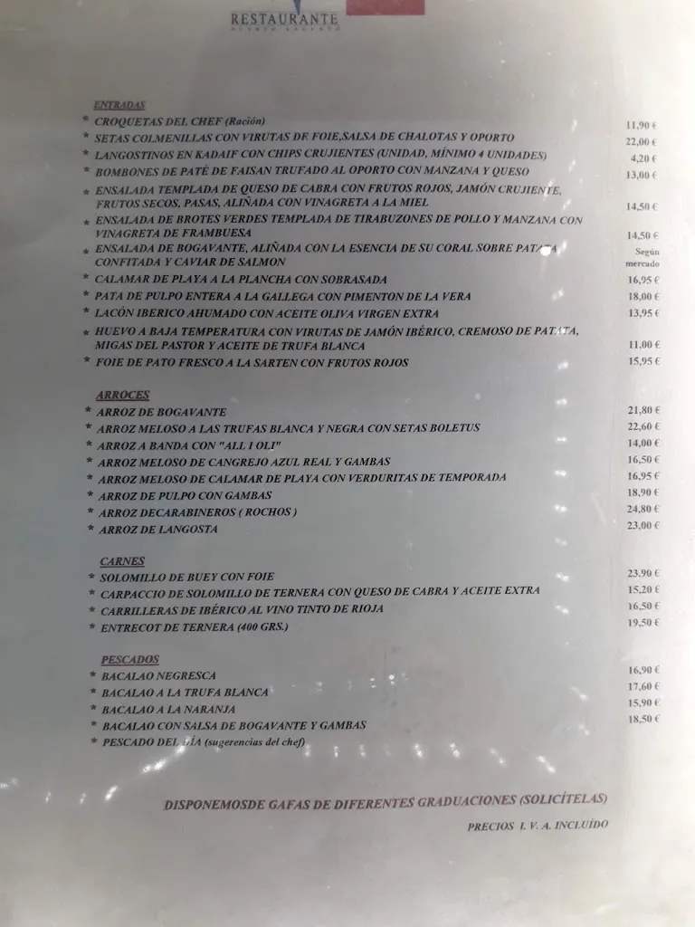 Menu_Restaurant Negresca_Canet d'En Berenguer_image_2
