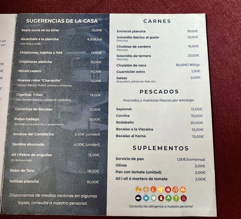 Menu_Restaurante - Arrozal El Charquito_Canet d'En Berenguer_image_1