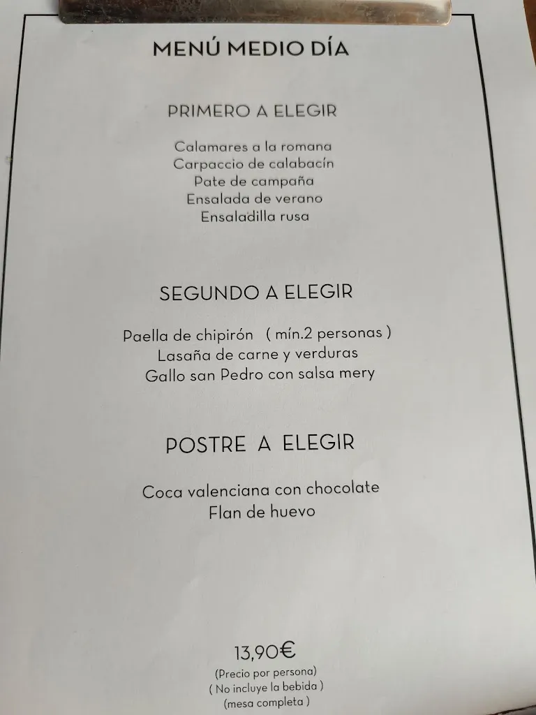 Menu_Restaurant Tasca Bacco_Canet dEn Berenguer_image_2