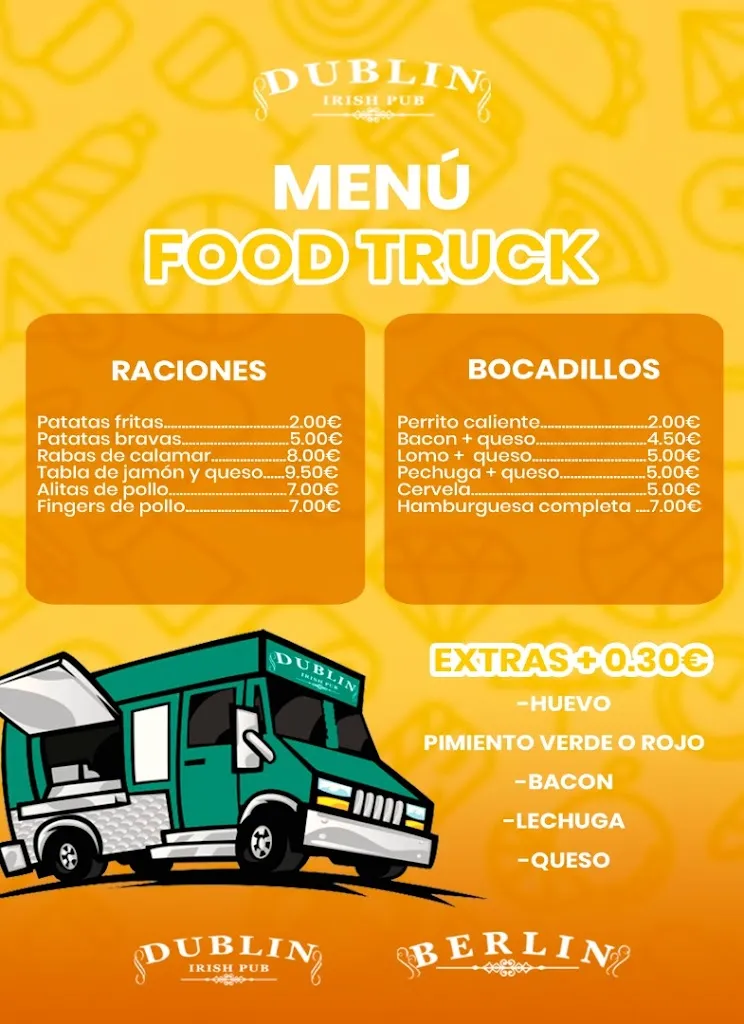 Menu_Dublin Irish Pub_Pedrola_image_1