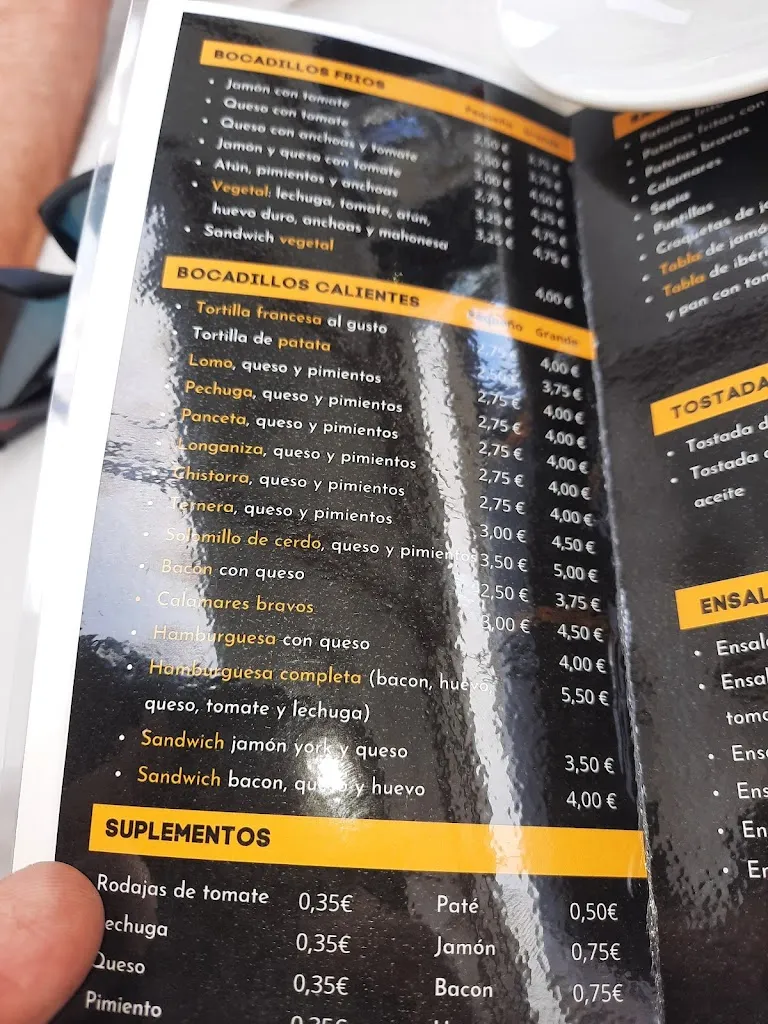 Menu_Bar Cafetería Iglú_Pedrola_image_1