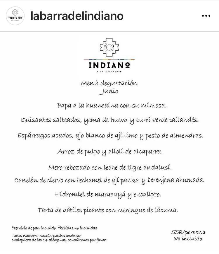 Menu_La Barra del Indiano_Wamba_immagine_2