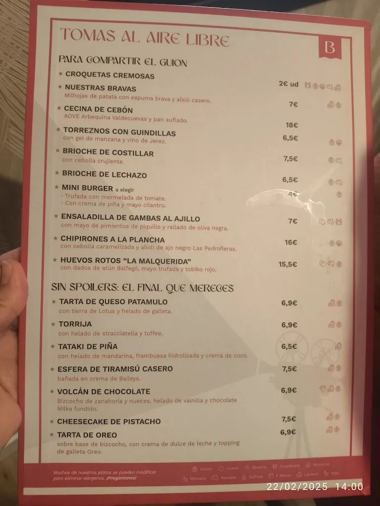 Menu_La Bambalina_Wamba_image_4