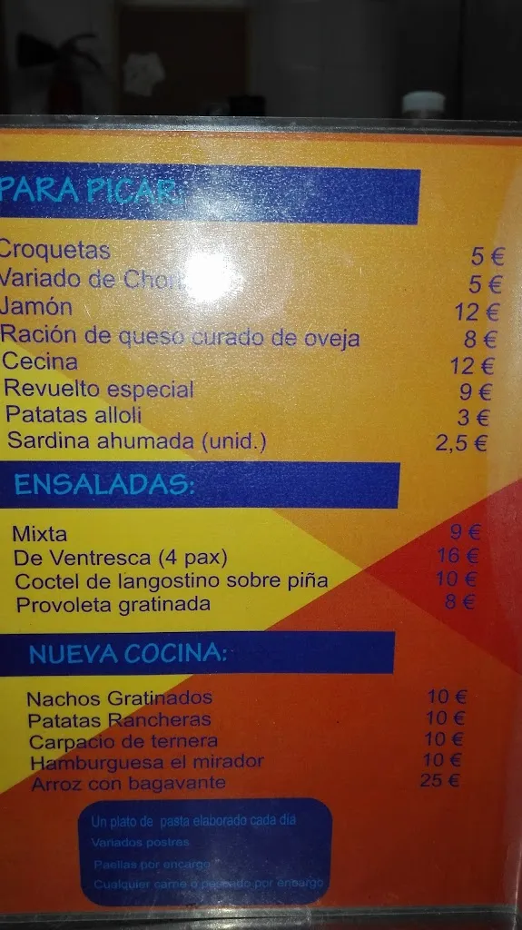 Menu_El Mirador de las Aceñas_Wamba_image_4
