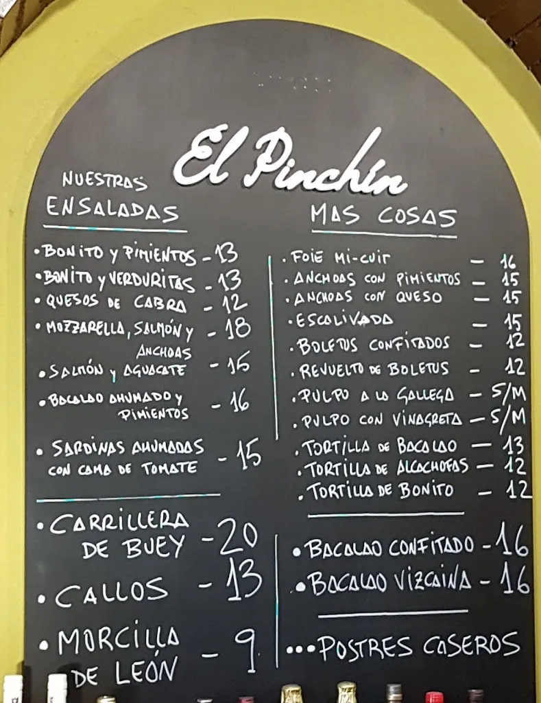 Menü_El Pinchin_Wamba_Bild_1