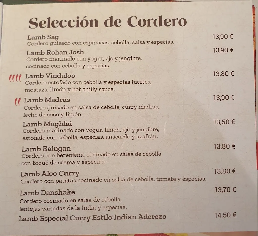 Menu_Indian Aderezo_Wamba_image_1