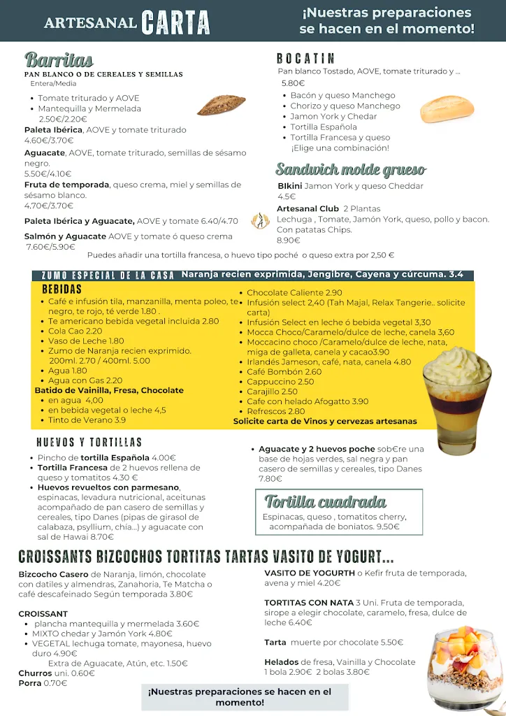 Menu_Cafetería Artesanal Madrid_Vera_immagine_1