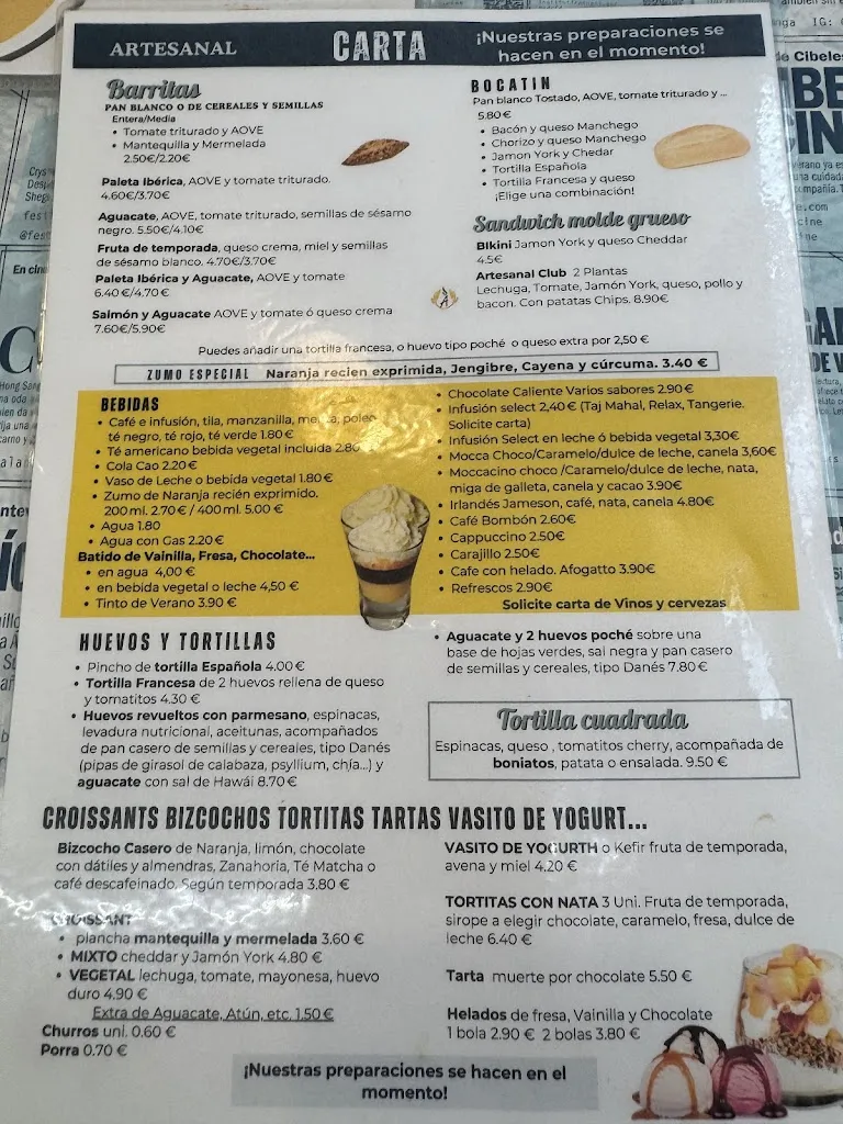 Menu_Cafetería Artesanal Madrid_Vera_immagine_4