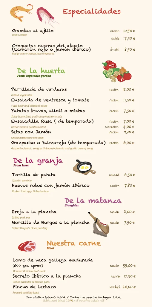 Menu_Taberna La Casa del Abuelo_Abezames_immagine_1