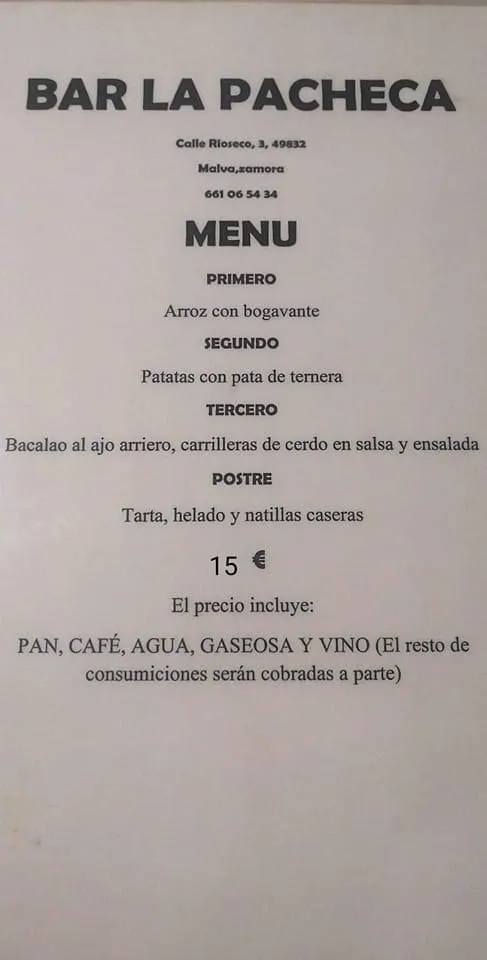 Menu_Bar La Pacheca_Abezames_immagine_2