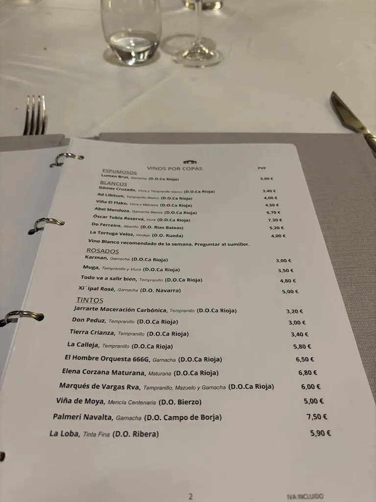 Menu_La Vieja Bodega_Rioja_image_1