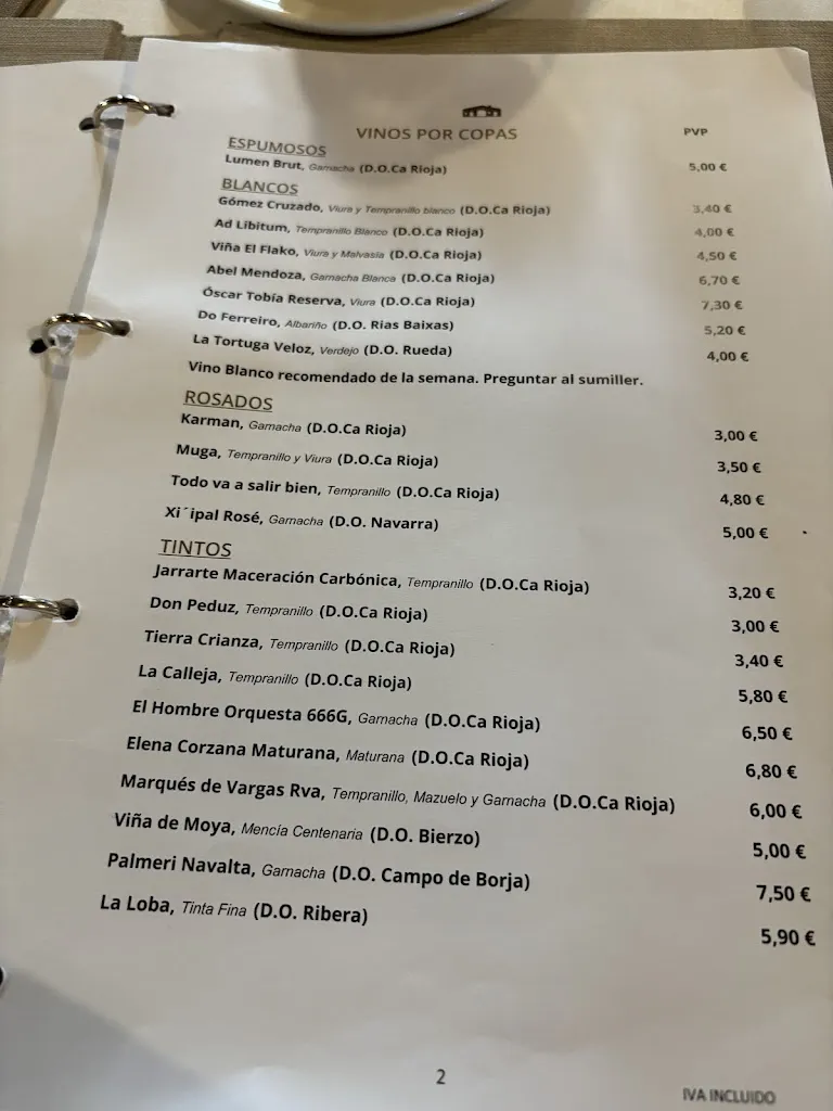 Menu_La Vieja Bodega_Rioja_image_3