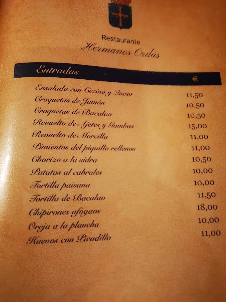 Menu_Hermanos Ordás_Asturianos_immagine_1