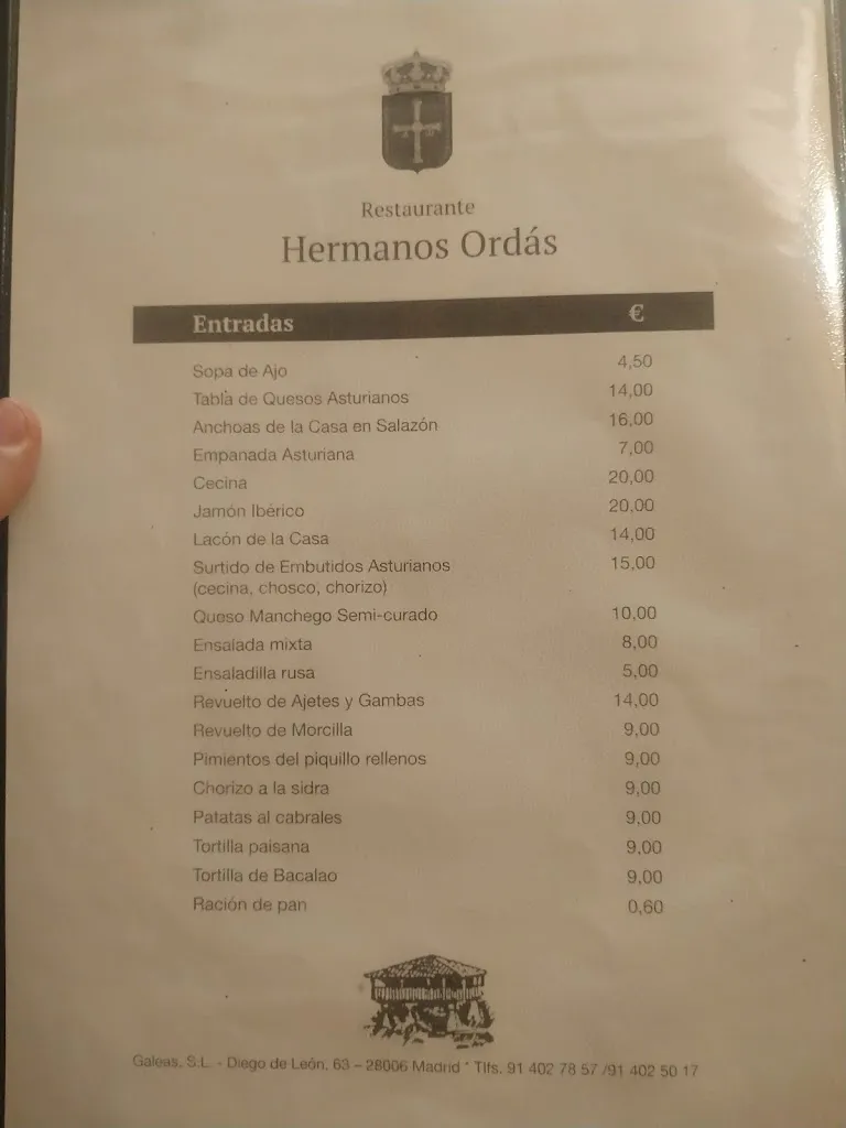 Menu_Hermanos Ordás_Asturianos_immagine_4