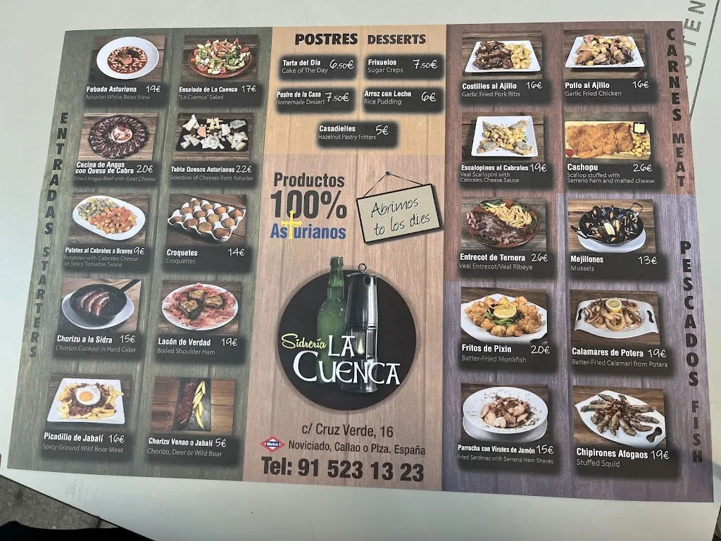 Menu_Sidrería La Cuenca_Asturianos_image_2