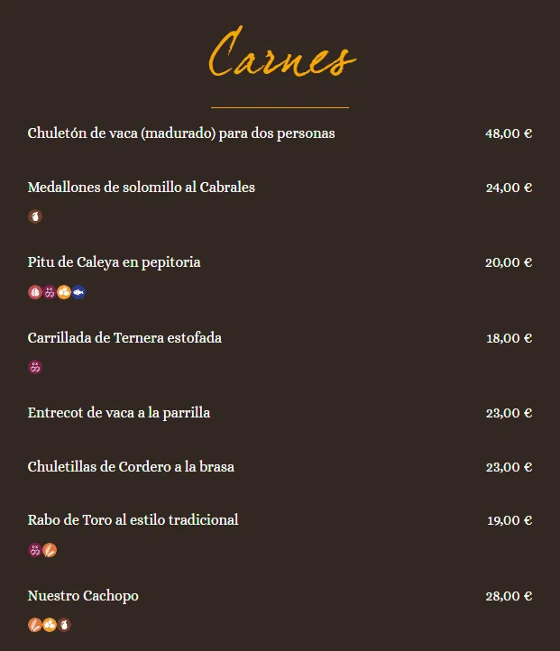 Menu_El Hórreo Asturiano_Asturianos_image_1