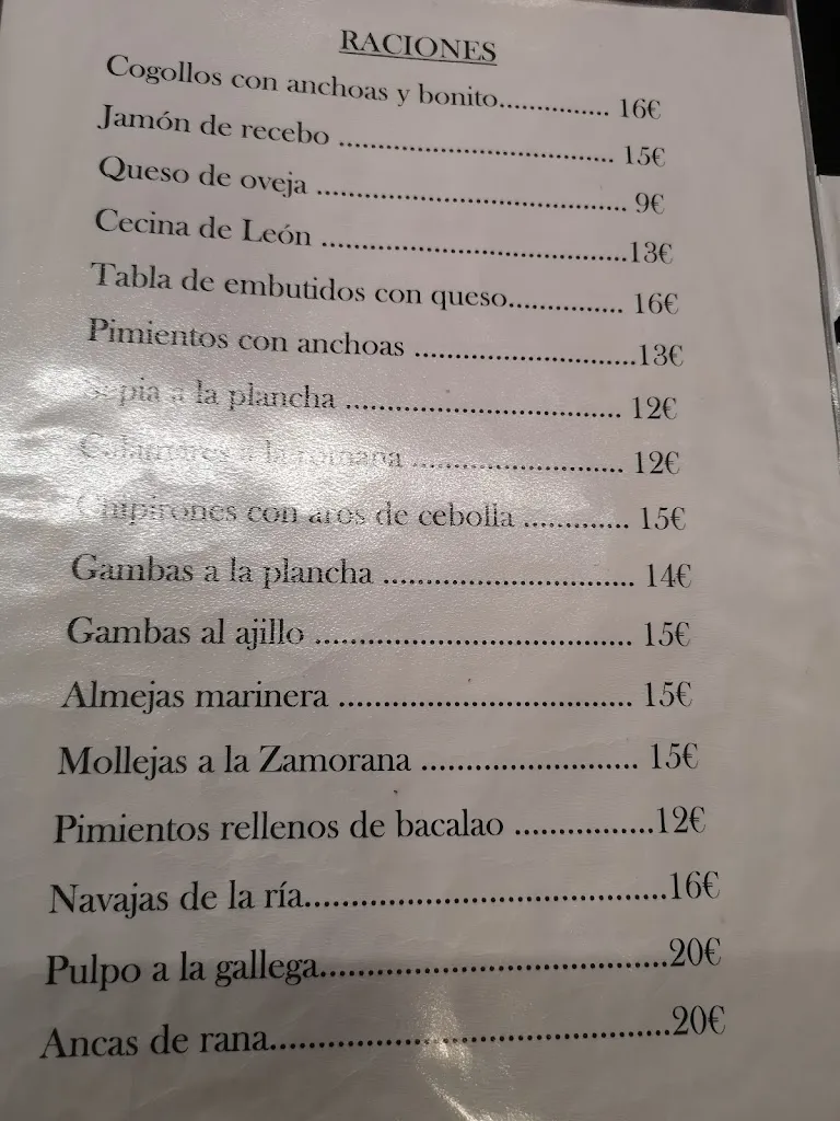 Menu_Mesón Restaurante El Pícaro_Benavente_image_2