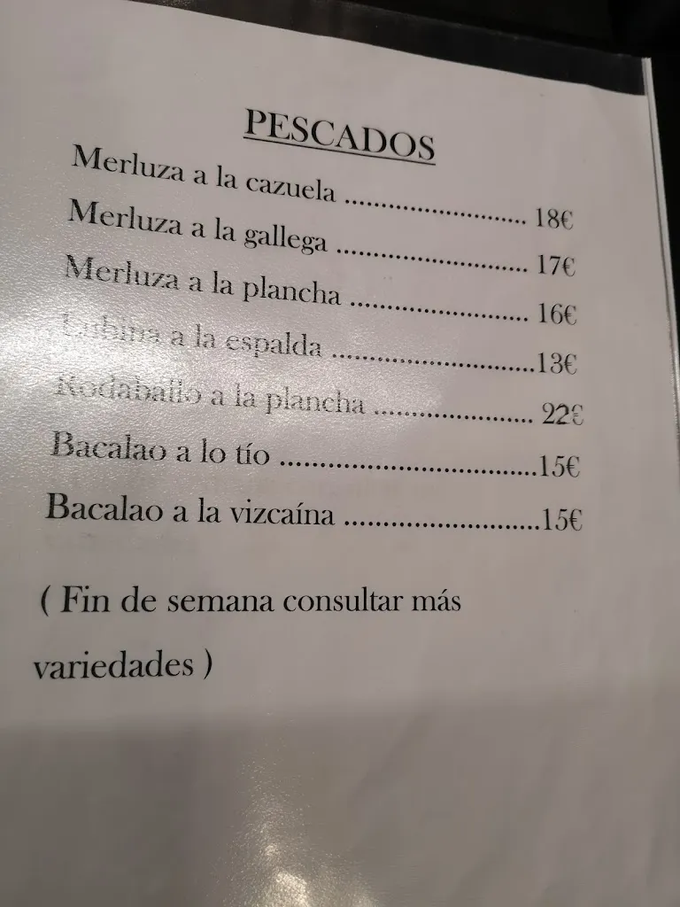 Menu_Mesón Restaurante El Pícaro_Benavente_image_4