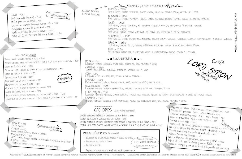 Menu_Restaurante Benavente Lord Byron_Benavente_image_2