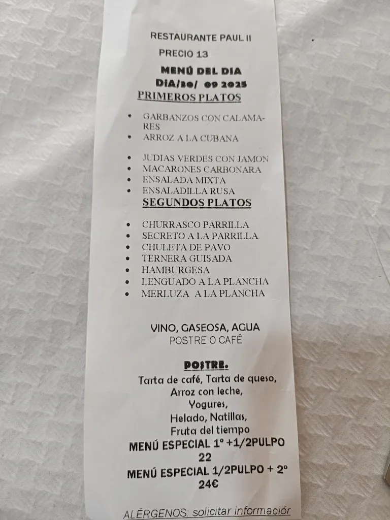 Menu_Pulperia PAULII_Benavente_image_1