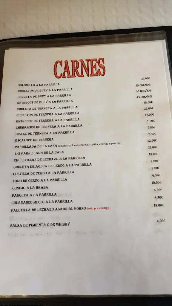 Menu_Meson Grill El Guijo_Benavente_immagine_3