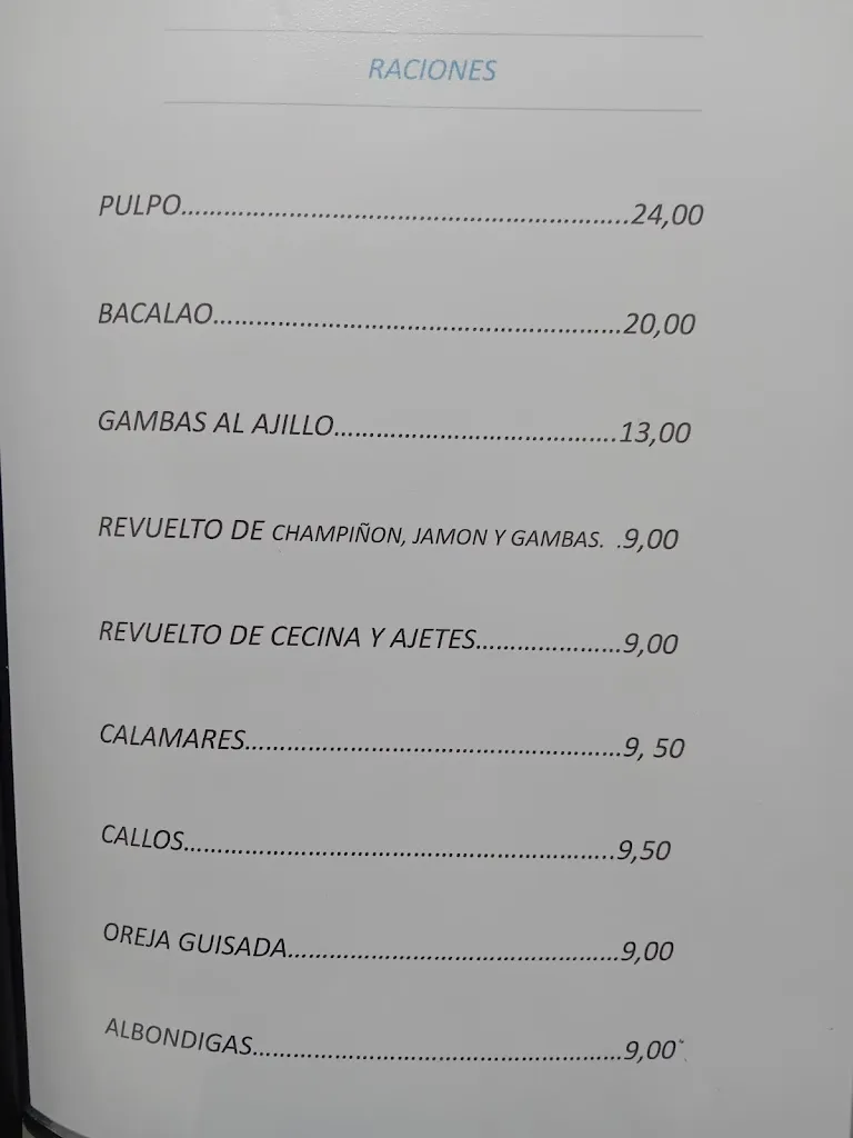 Menu_El Caminero MJ_Benavente_immagine_4