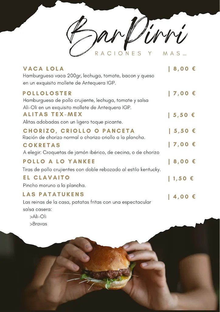 Menu_Bar Pirri_Calzadilla de Tera_image_1