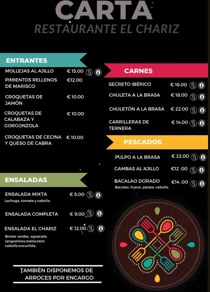 Menu_El Chariz_Carbajales de Alba_immagine_1