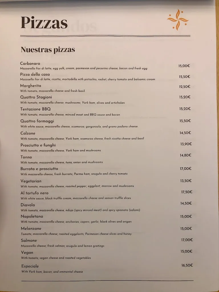 Menu_Restaurante Italiano Castelnuovo_Castronuevo_immagine_4