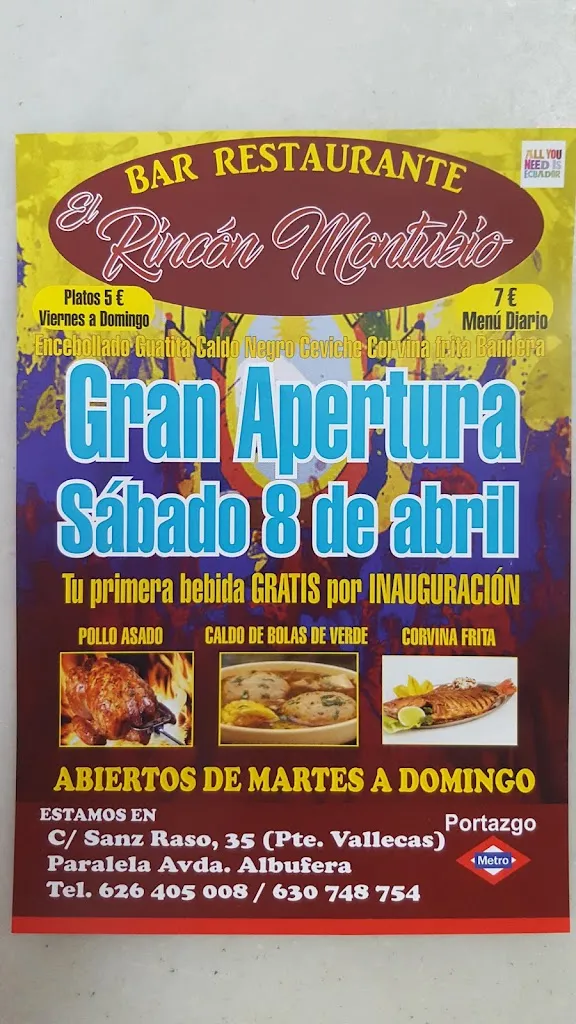 Menu_El Rincón Montubio_Cobreros_image_3