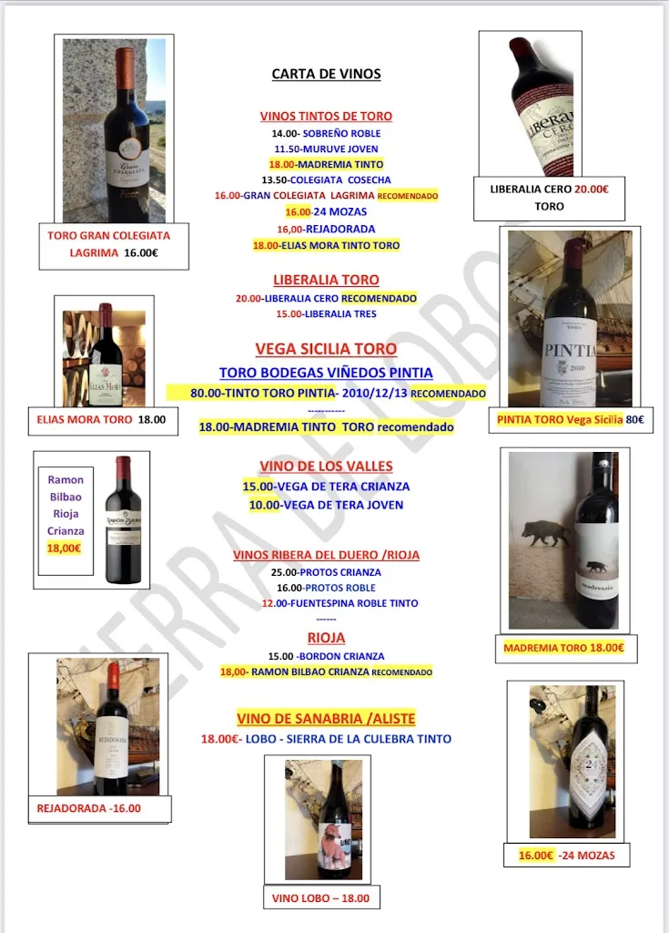 Menu_Restaurante Tierra De Lobos_Cobreros_image_4