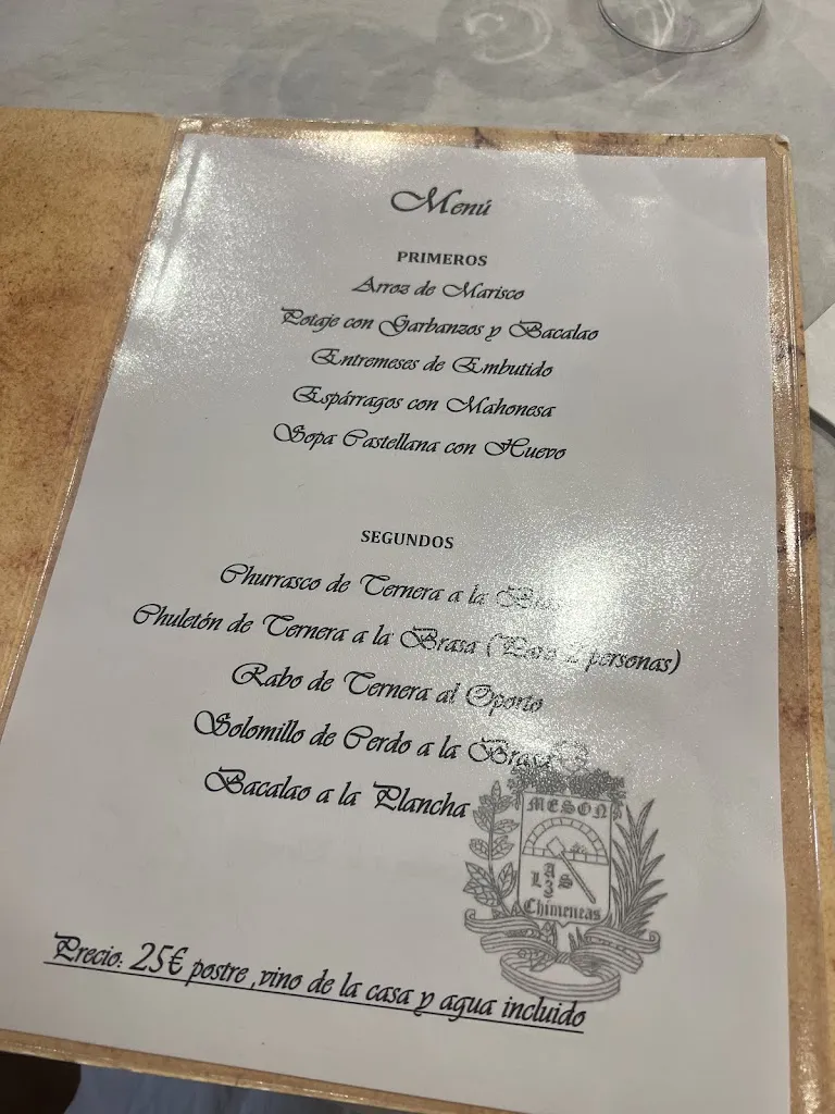 Menu_Las Tres Chimeneas_Fermoselle_image_2