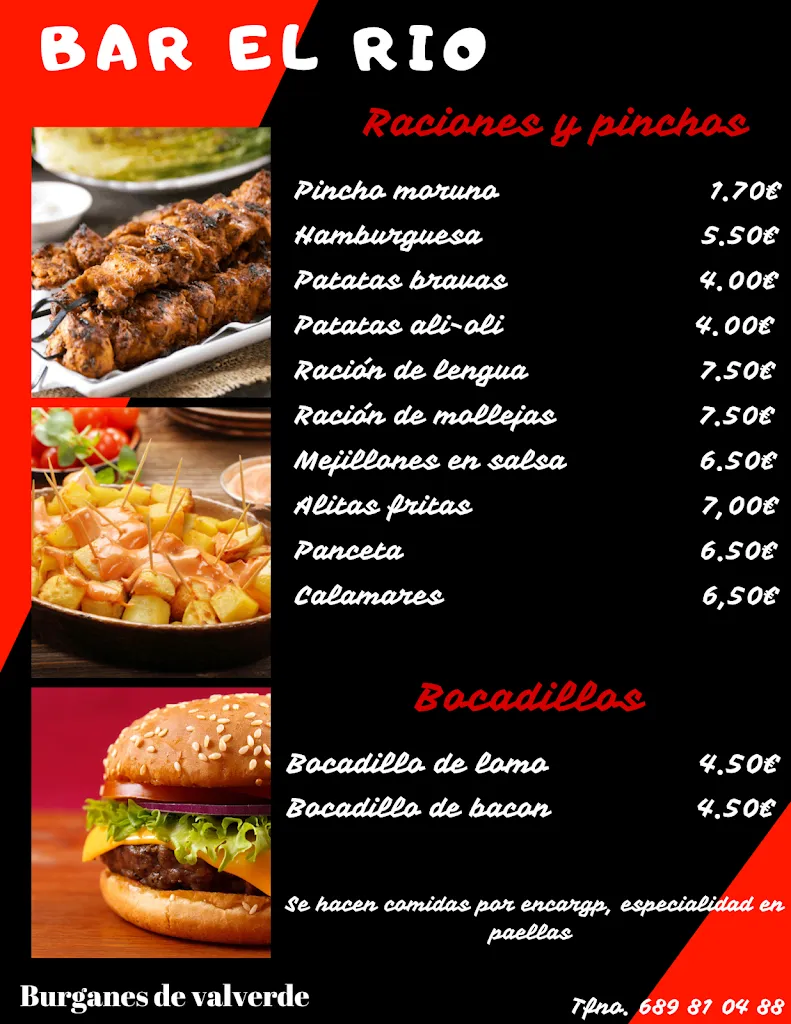 Menu_Bar El Rio Burganes_Friera de Valverde_image_2