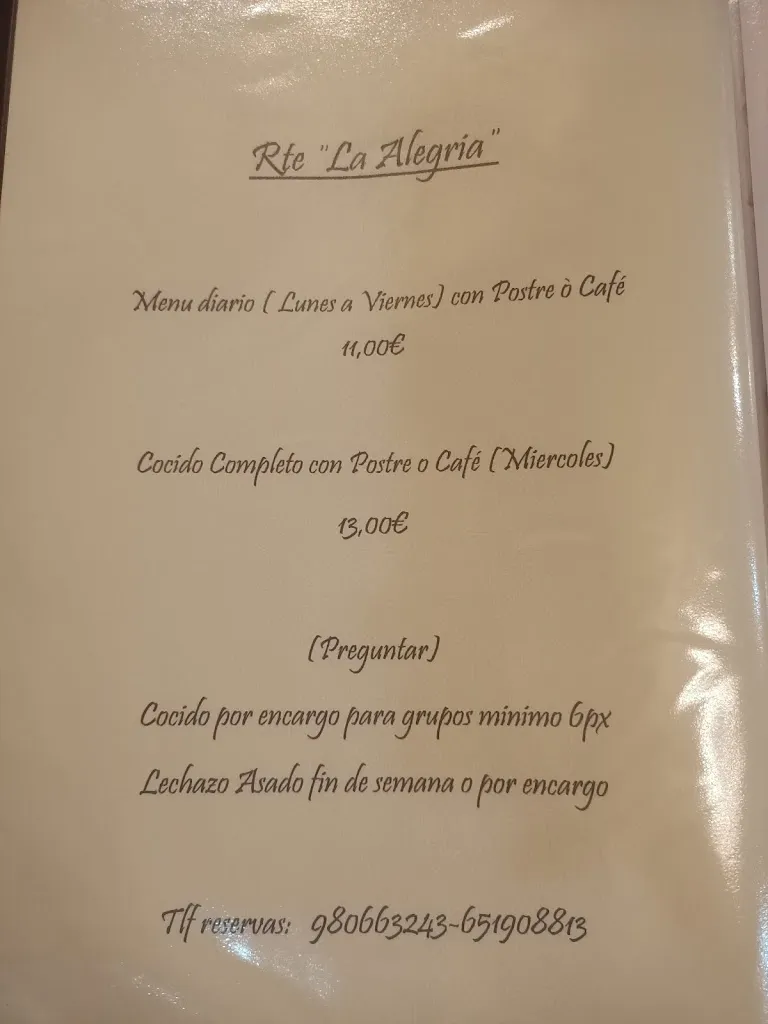 Menu_Restaurante Sidreria la Alegría_Fuentes de Ropel_image_1